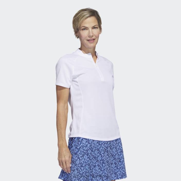 Adidas polo de golf texturat alb adidas femei alb 2JBN22884