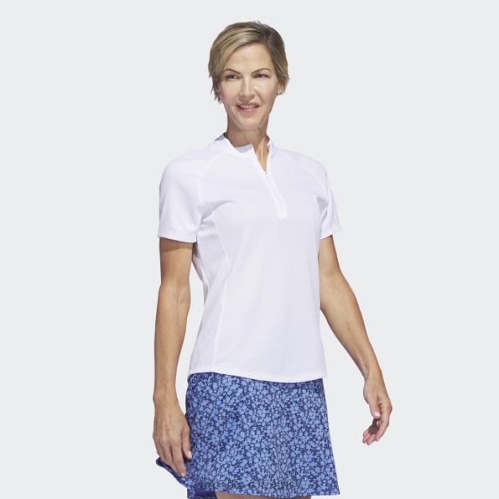 Adidas polo de golf texturat alb adidas femei alb 2JBN22884