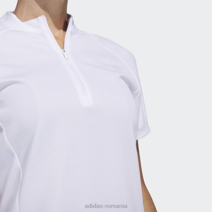 Adidas polo de golf texturat alb adidas femei alb 2JBN22884