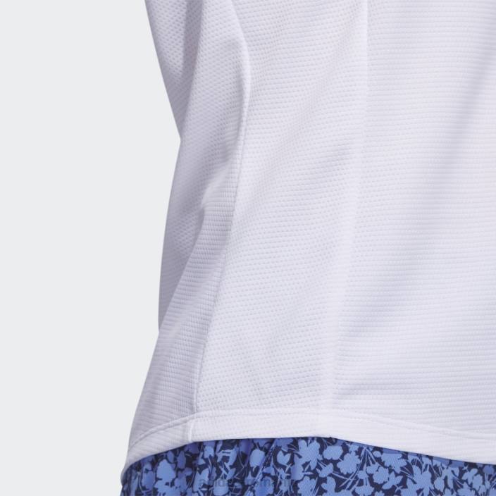 Adidas polo de golf texturat alb adidas femei alb 2JBN22884