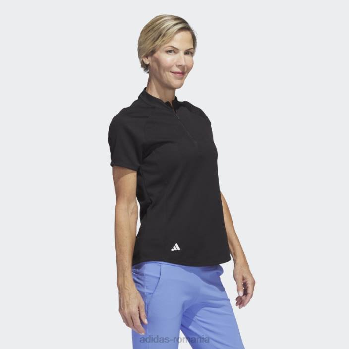 Adidas polo de golf texturat negru adidas femei negru 2JBN22848