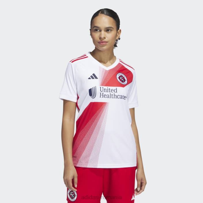 Adidas tricou alb New England Revolution 23/24 deplasare femei alb roșu 2JBN22955