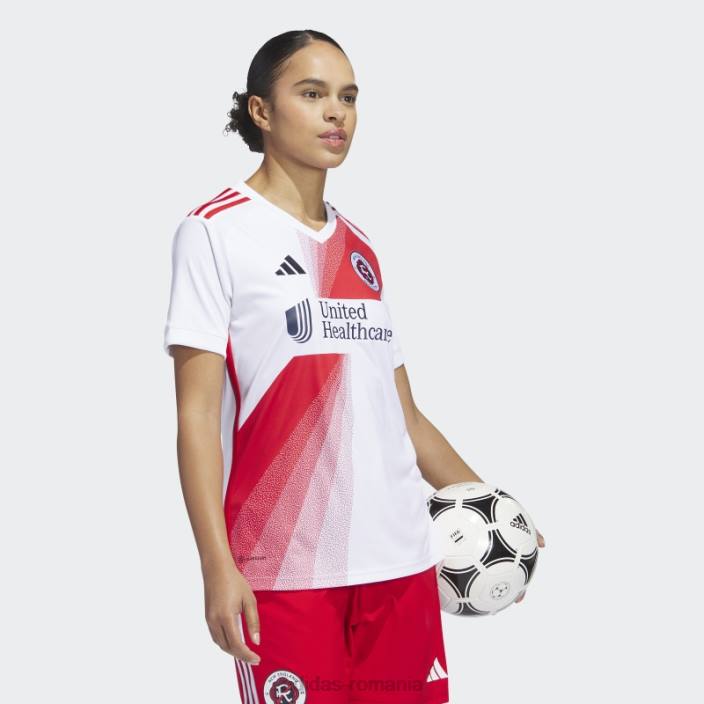 Adidas tricou alb New England Revolution 23/24 deplasare femei alb roșu 2JBN22955
