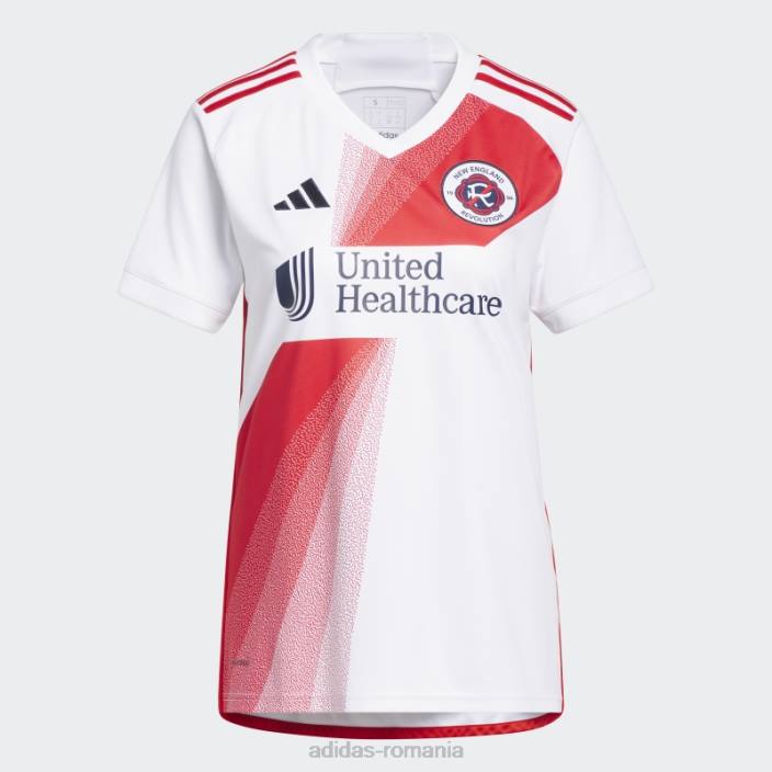 Adidas tricou alb New England Revolution 23/24 deplasare femei alb roșu 2JBN22955