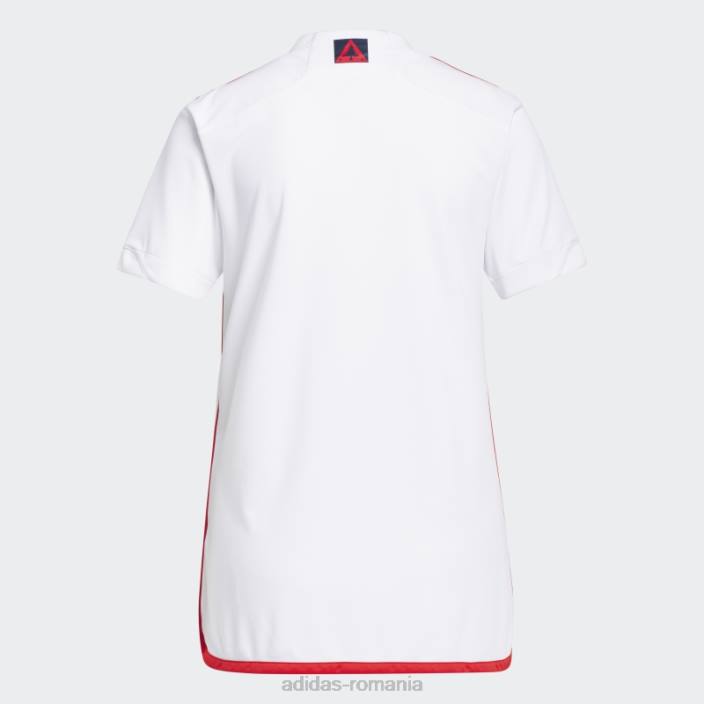Adidas tricou alb New England Revolution 23/24 deplasare femei alb roșu 2JBN22955