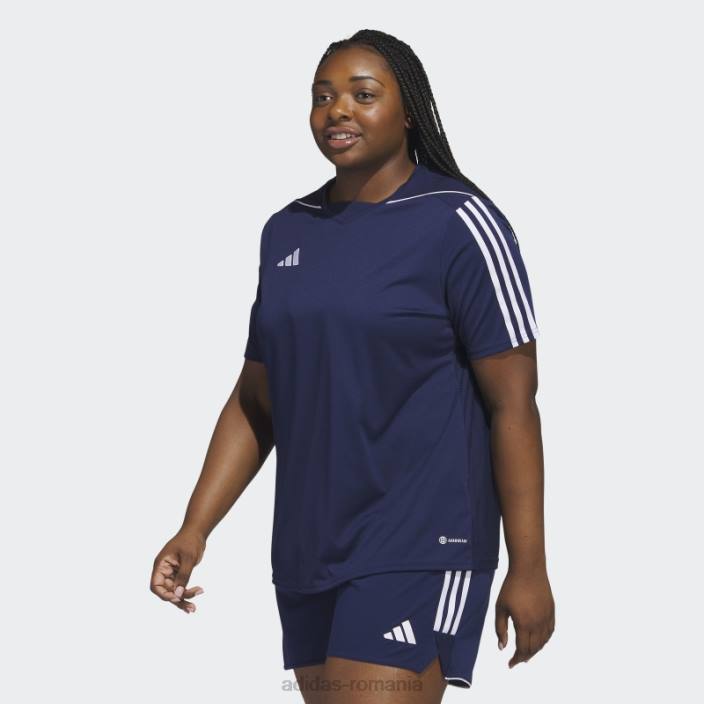 Adidas tricou elegant Tiro 23 League alb femei bleumarin/alb 2JBN22743
