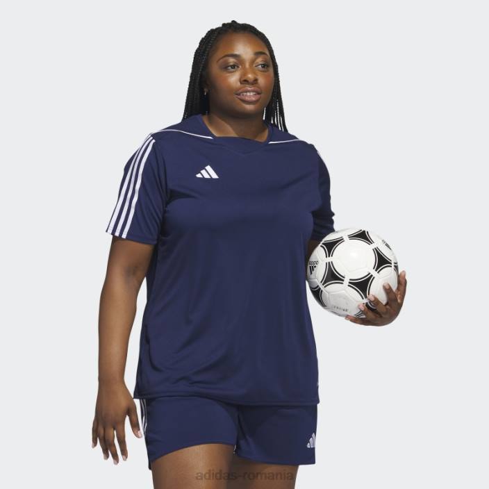 Adidas tricou elegant Tiro 23 League alb femei bleumarin/alb 2JBN22743