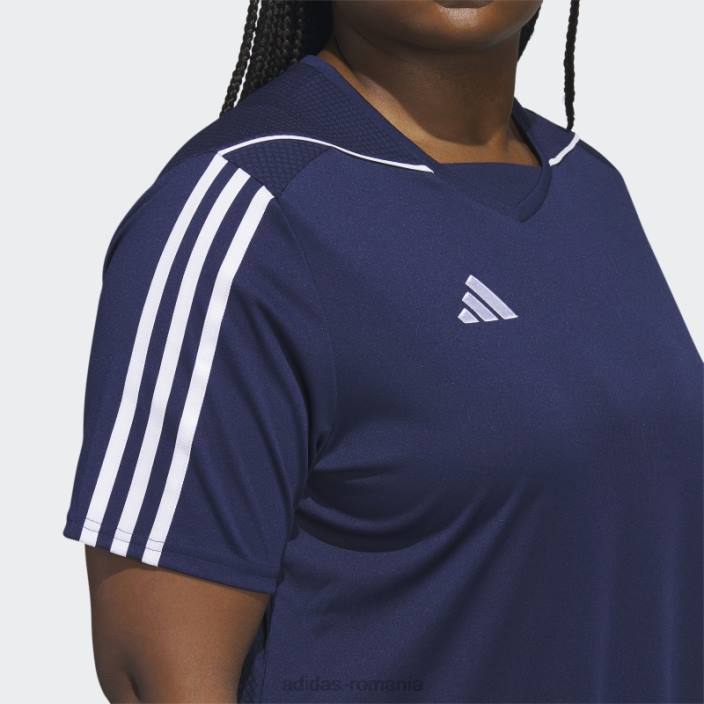 Adidas tricou elegant Tiro 23 League alb femei bleumarin/alb 2JBN22743