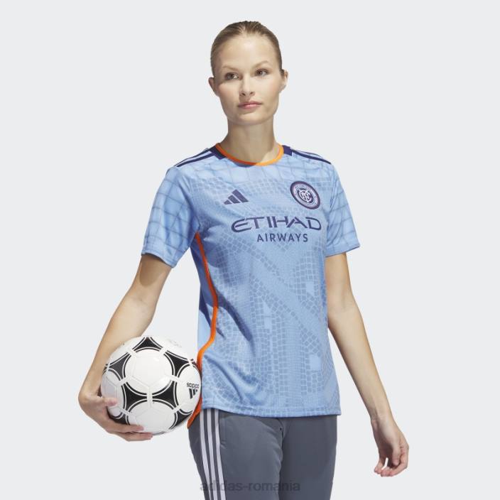 Adidas tricou home adidas, albastru deschis, new york city fc 23/24 bahia femei bahia albastru deschis 2JBN22953