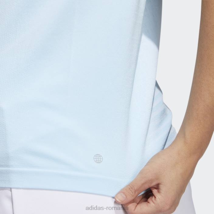 Adidas tricou polo albastru fără mâneci primeknit femei albastru 2JBN22708