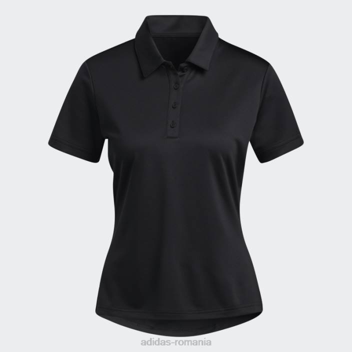 Adidas tricou polo elegant, negru, primegreen performant femei negru 2JBN22642