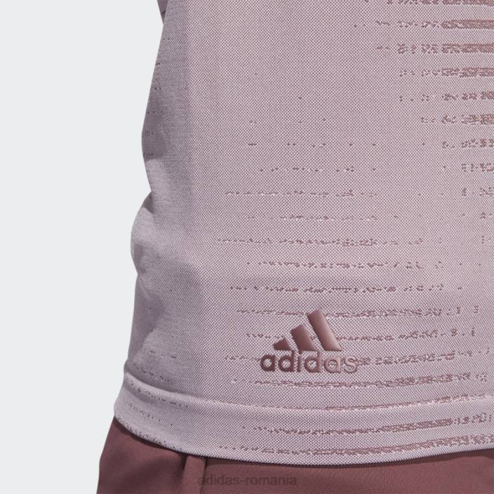 Adidas tricou polo fără mâneci primeknit visiniu femei Burgundia 2JBN22754