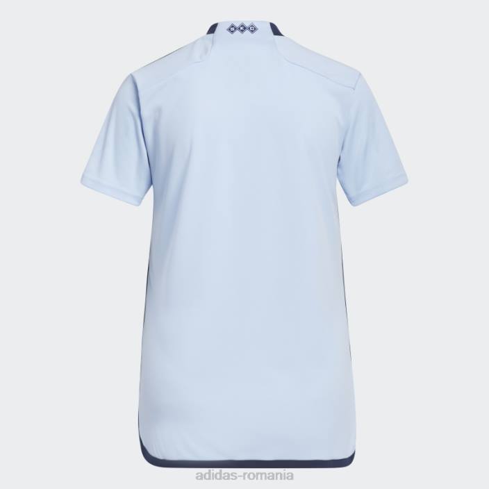 Adidas tricou sporting Kansas City 23/24 acasă, albastru strălucitor femei albastru strălucitor/indigo noapte 2JBN22904