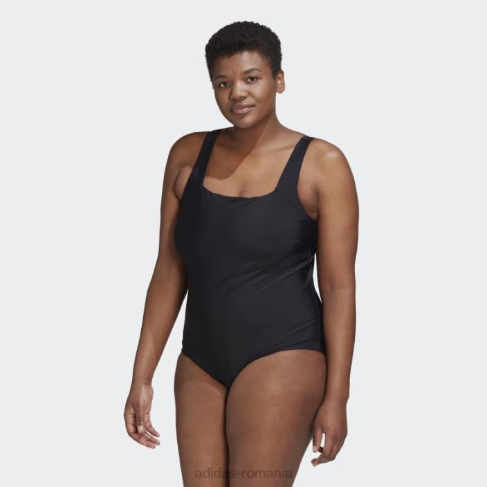 Adidas costum de baie iconisea (marime plus) negru femei negru 2JBN23330