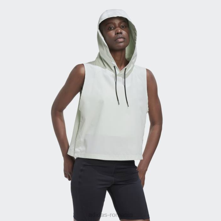 Adidas Parley alergă pentru oceane cu glugă verde femei verde 2JBN23192
