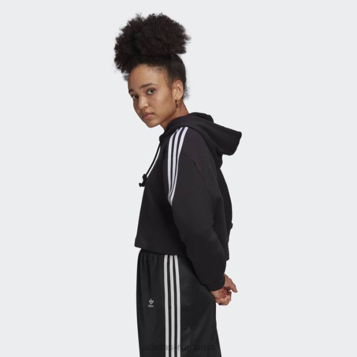 Adidas adicolor classics crop hanorac negru femei negru 2JBN23005