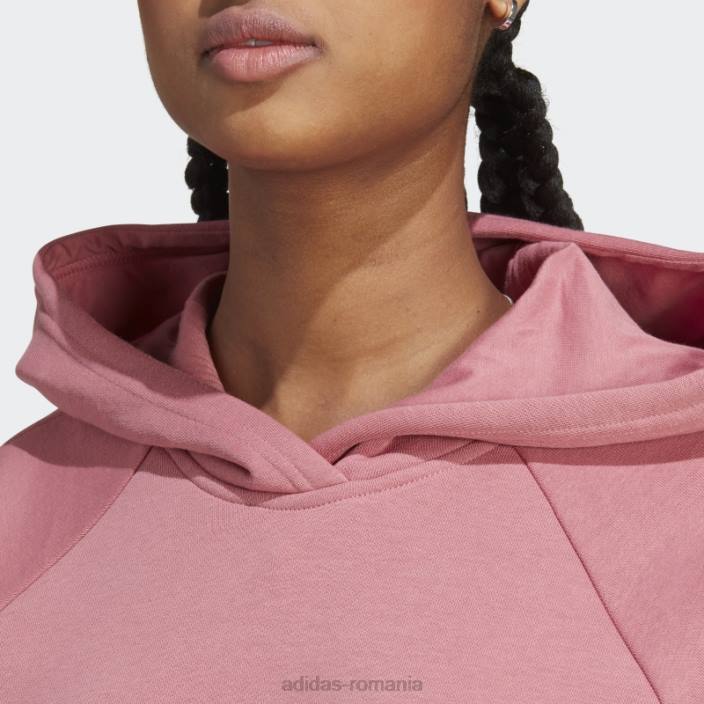 Adidas all szn fleece boyfriend hanorac roz femei roz 2JBN23144