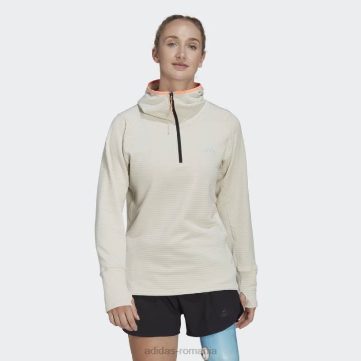 Adidas aluminiu x-city fleece alergare hanorac cu mânecă lungă adidas femei aluminiu 2JBN23061