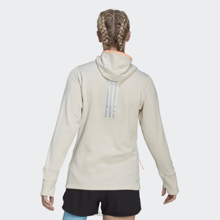 Adidas aluminiu x-city fleece alergare hanorac cu mânecă lungă adidas femei aluminiu 2JBN23061