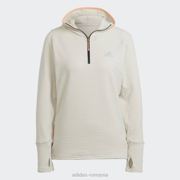 Adidas aluminiu x-city fleece alergare hanorac cu mânecă lungă adidas femei aluminiu 2JBN23061