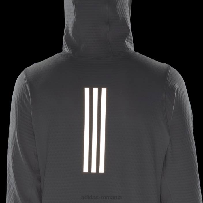Adidas aluminiu x-city fleece alergare hanorac cu mânecă lungă adidas femei aluminiu 2JBN23061