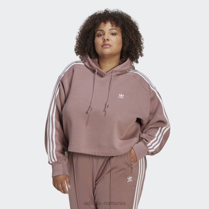 Adidas hanorac adicolor classics (plus size) violet femei Violet 2JBN23167