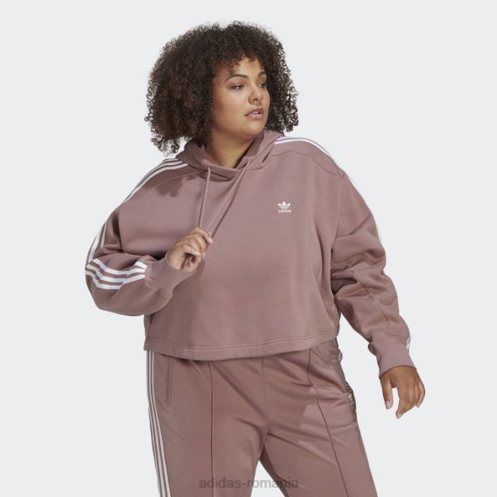 Adidas hanorac adicolor classics (plus size) violet femei Violet 2JBN23167