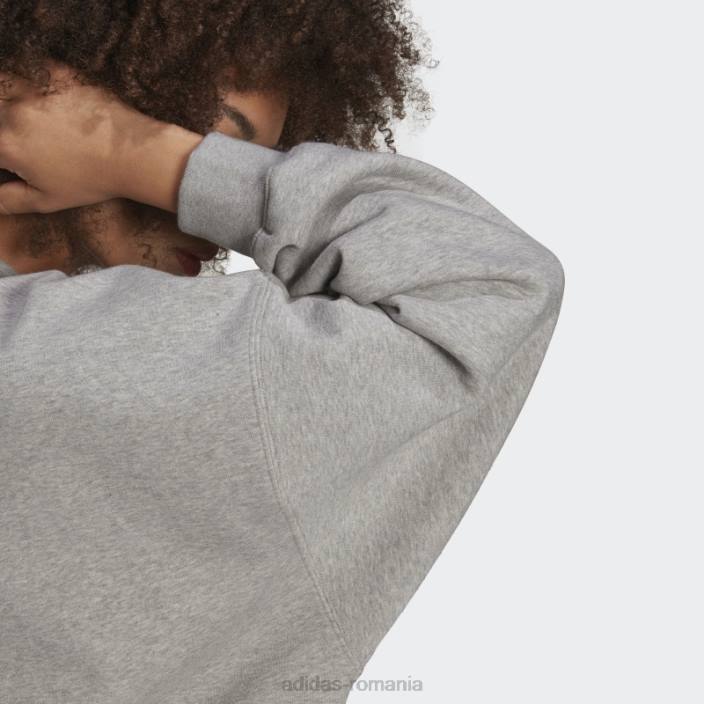Adidas hanorac adicolor essentials fleece gri mediu adidas femei gri mediu 2JBN23160