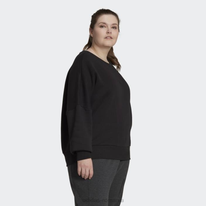 Adidas hanorac all szn fleece (plus size) negru femei negru 2JBN23209
