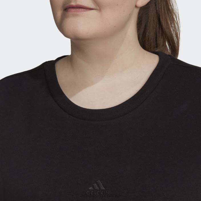Adidas hanorac all szn fleece (plus size) negru femei negru 2JBN23209
