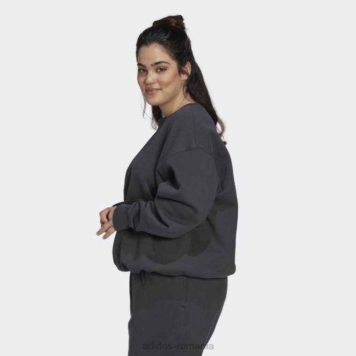 Adidas hanorac carbon (plus marime) femei carbon 2JBN23099