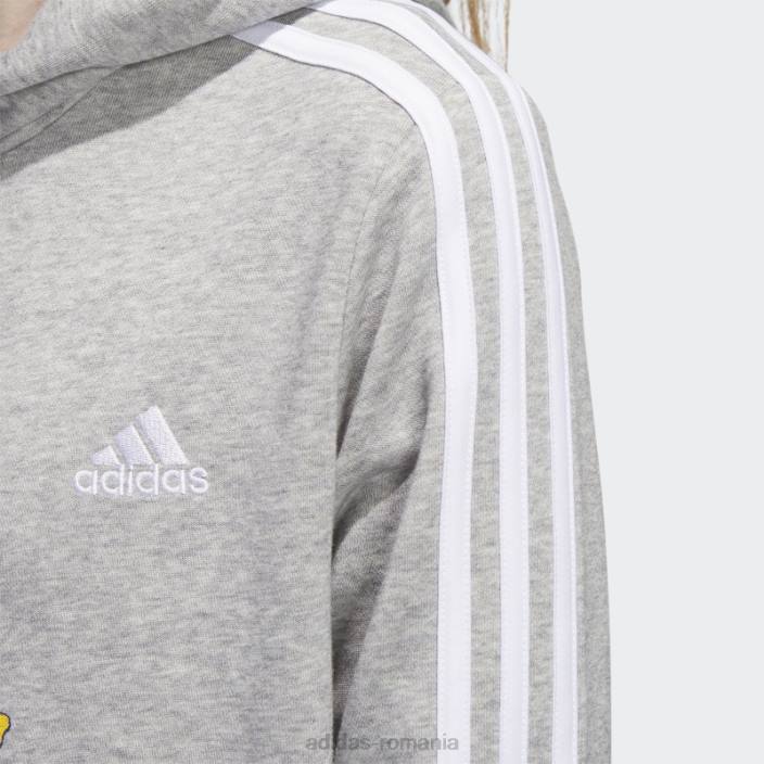 Adidas hanorac cropped colombia gri femei gri/alb/soccr-cl6-s2d 2JBN23210