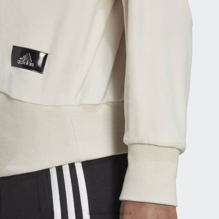 Adidas hanorac din velur confortabil holidayz din aluminiu femei aluminiu 2JBN23171