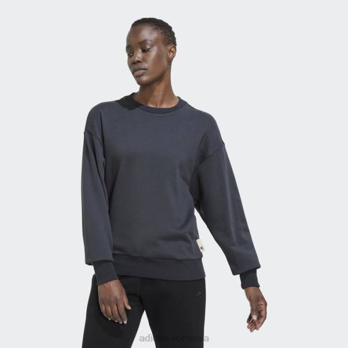 Adidas hanorac largi carbon studio lounge femei carbon 2JBN23116