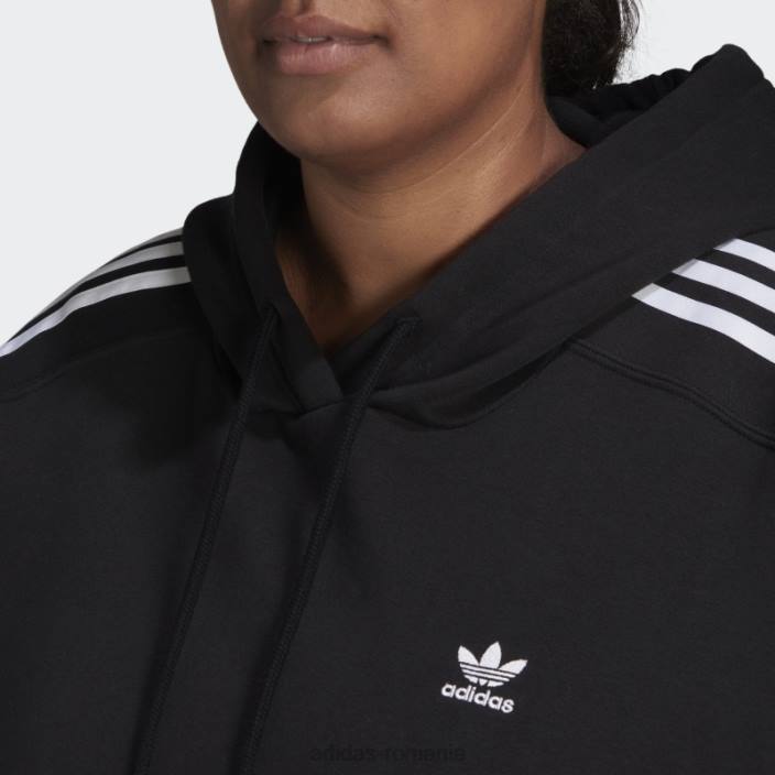 Adidas hanorac negru adicolor clasics (plus size) adidas femei negru 2JBN23151