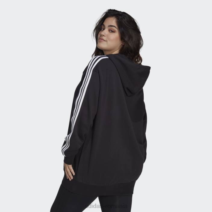 Adidas hanorac negru adicolor trefoil (plus size) adidas femei negru 2JBN23067