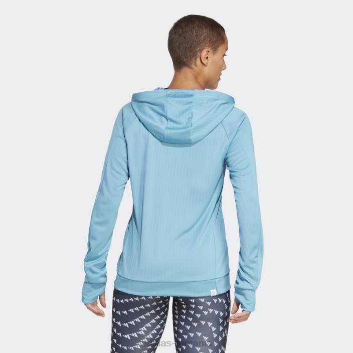 Adidas hanorac pentru alergare albastru făcut pentru a fi refăcut femei albastru 2JBN23153