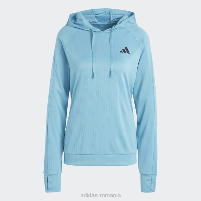 Adidas hanorac pentru alergare albastru făcut pentru a fi refăcut femei albastru 2JBN23153