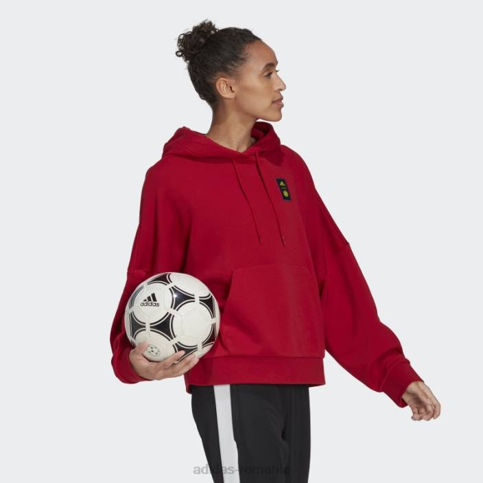Adidas hanorac roșu colombia femei roșu 2JBN23062