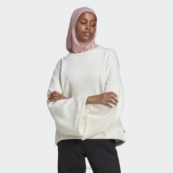 Adidas hanorac studio lounge fleece nevopsit femei nevopsit 2JBN23047