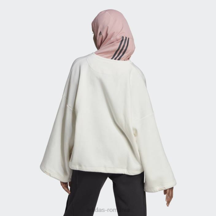 Adidas hanorac studio lounge fleece nevopsit femei nevopsit 2JBN23047