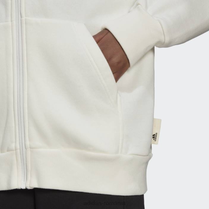 Adidas studio lounge fleece hanorac cu fermoar complet nevopsit femei nevopsit 2JBN22994