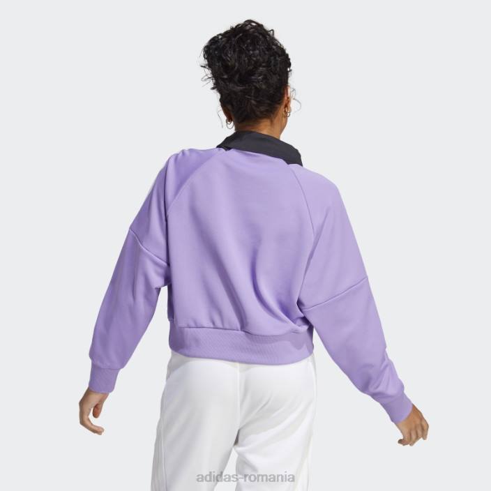 Adidas trening hanorac violet femei violet/negru/alb 2JBN23071