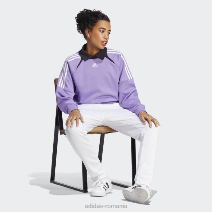 Adidas trening hanorac violet femei violet/negru/alb 2JBN23071