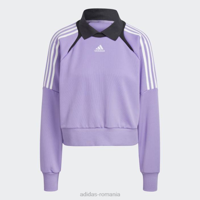 Adidas trening hanorac violet femei violet/negru/alb 2JBN23071