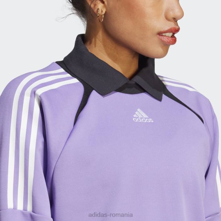 Adidas trening hanorac violet femei violet/negru/alb 2JBN23071