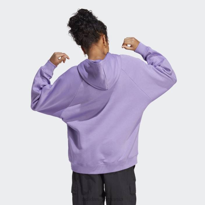 Adidas violet all szn fleece boyfriend hanorac femei violet 2JBN23044