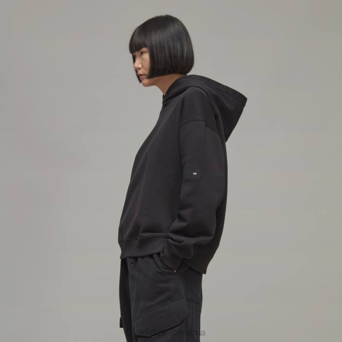 Adidas y-3 hanorac boxy din bumbac organic fierbinte femei2JBN10466