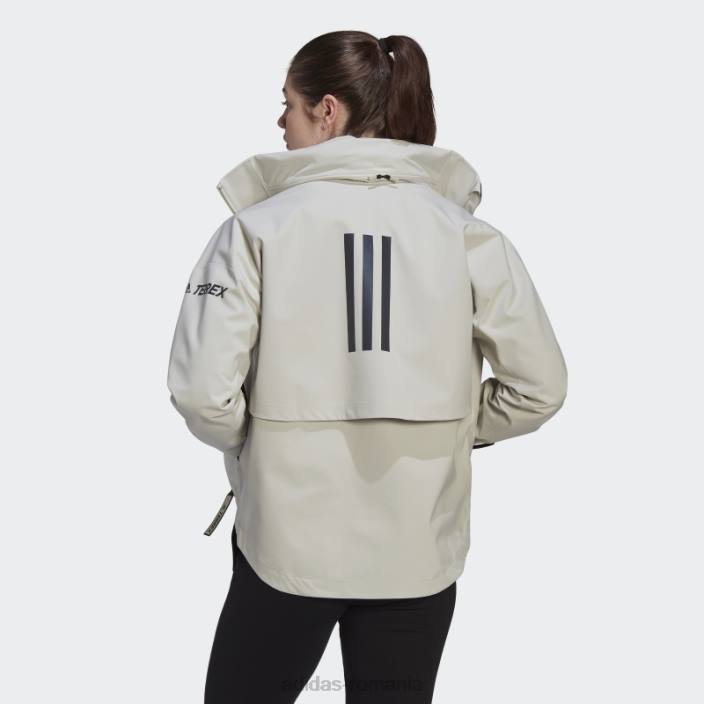 Adidas aluminiu terrex ct myshelter rain.rdy jacheta femei aluminiu 2JBN24047