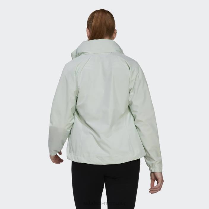 Adidas bsc 3-stripes rain.rdy jacheta verde femei verde 2JBN24061